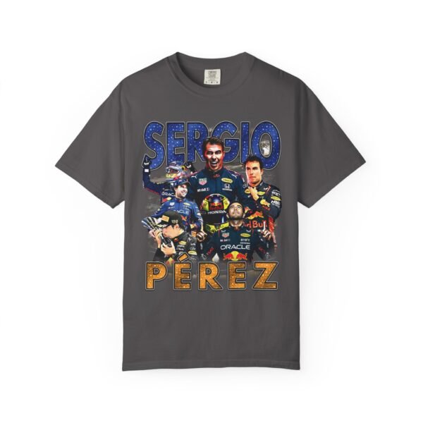 Sergio Perez racing t shirt, comfortable and breathable fan tee, ideal for race day or everyday use, unique gift for motorsport lovers - Image 7