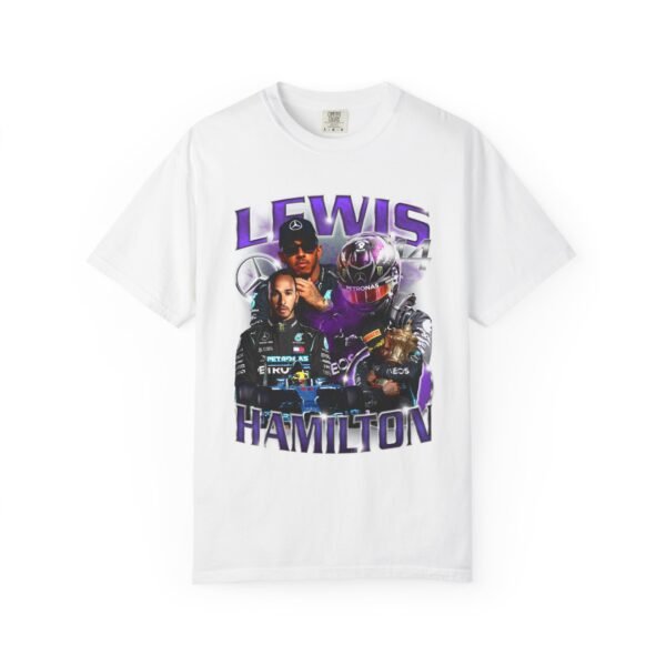 Lewis Hamilton T Shirt, Soft Cotton Driver Tribute Tee for Racing Enthusiasts, Unique Gift for F1 Supporters - Image 2