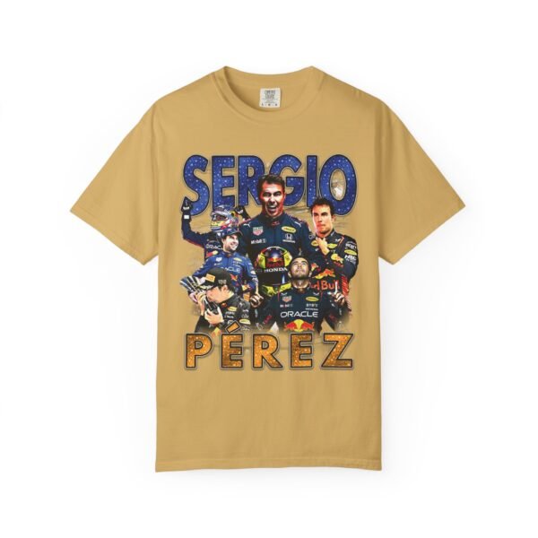 Sergio Perez racing t shirt, comfortable and breathable fan tee, ideal for race day or everyday use, unique gift for motorsport lovers - Image 3