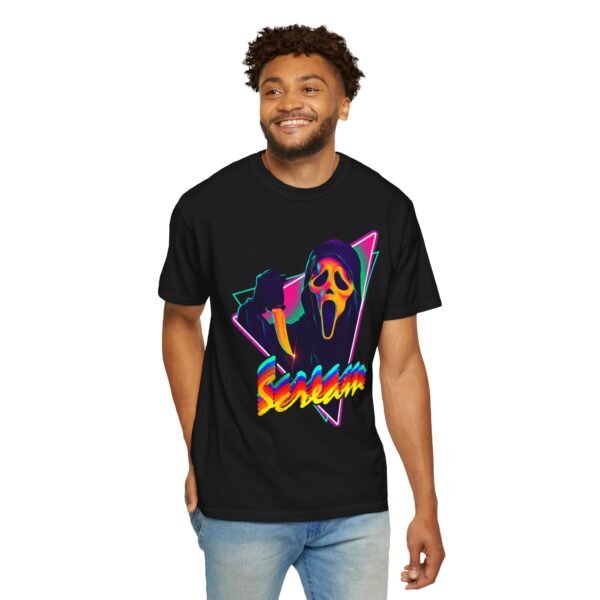 Scream movie t shirt, iconic ghostface horror tee for casual wear, ideal scary movie night gift for him or her - Image 3