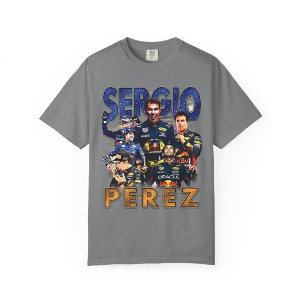 Sergio Perez racing t shirt, comfortable and breathable fan tee, ideal for race day or everyday use, unique gift for motorsport lovers - Image 4