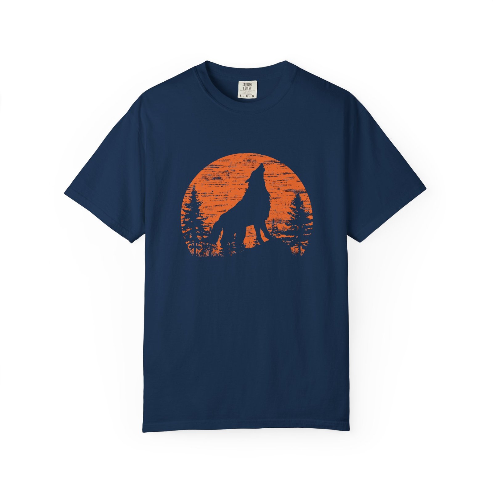 Wolf T Shirt with Wilderness Print - Trendy Casual Clothing for Nature Lovers, Ideal Gift for Hiking and Camping Fans - Image 9